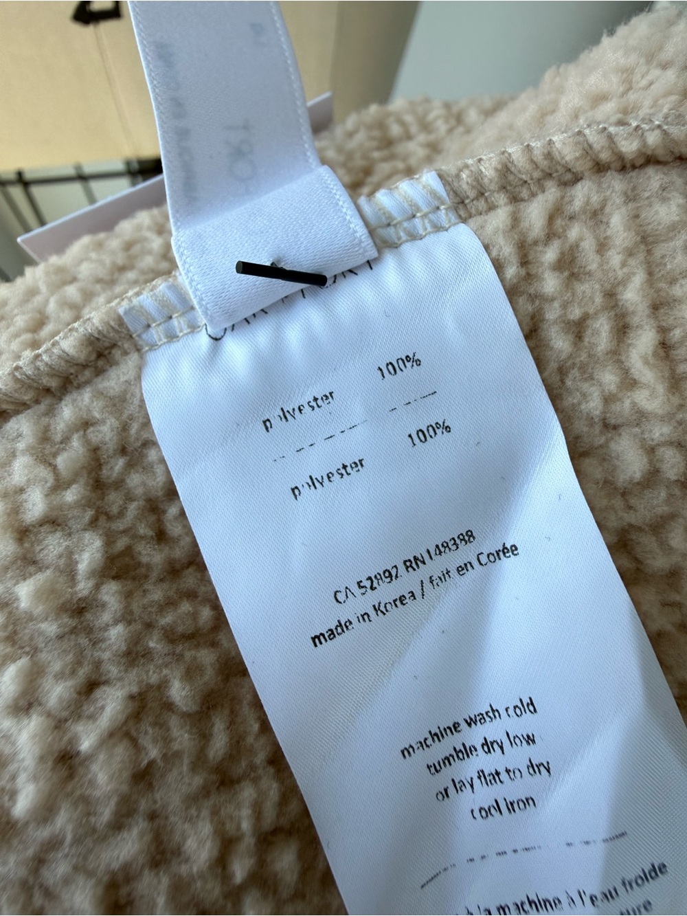 OAK + FORT Plush Sherpa Hoodie - Picture 5 of 6